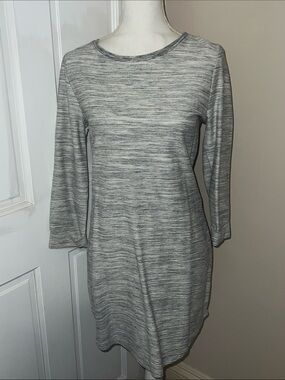 Women’s Heather Gray Long Sleeve Sporty Dress
